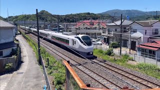【約120.5km/h】7M 常磐線特急ひたち7号 通過 (K2編成)