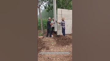 Building with Precast: Assembling a Concrete Boundary Wall