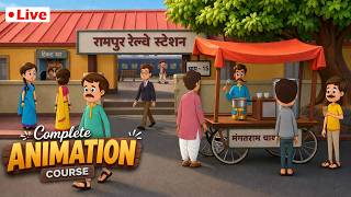 कार्टून वीडियो कैसे बनाएं | CARTOON VIDEO KAISE BANAYE | 2D ANIMATION COURSE ONLINE | Make Cartoon