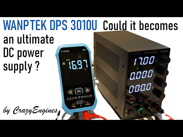 超小型 安定化電源 150W出力CV/CC】RUZIZAO SPS-E3010 - YouTube