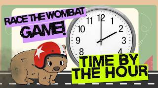 Race the Wombat! Tell the Time by the Hour | Telling Time on an Analogue Clock | Kindy & Year 1 screenshot 3