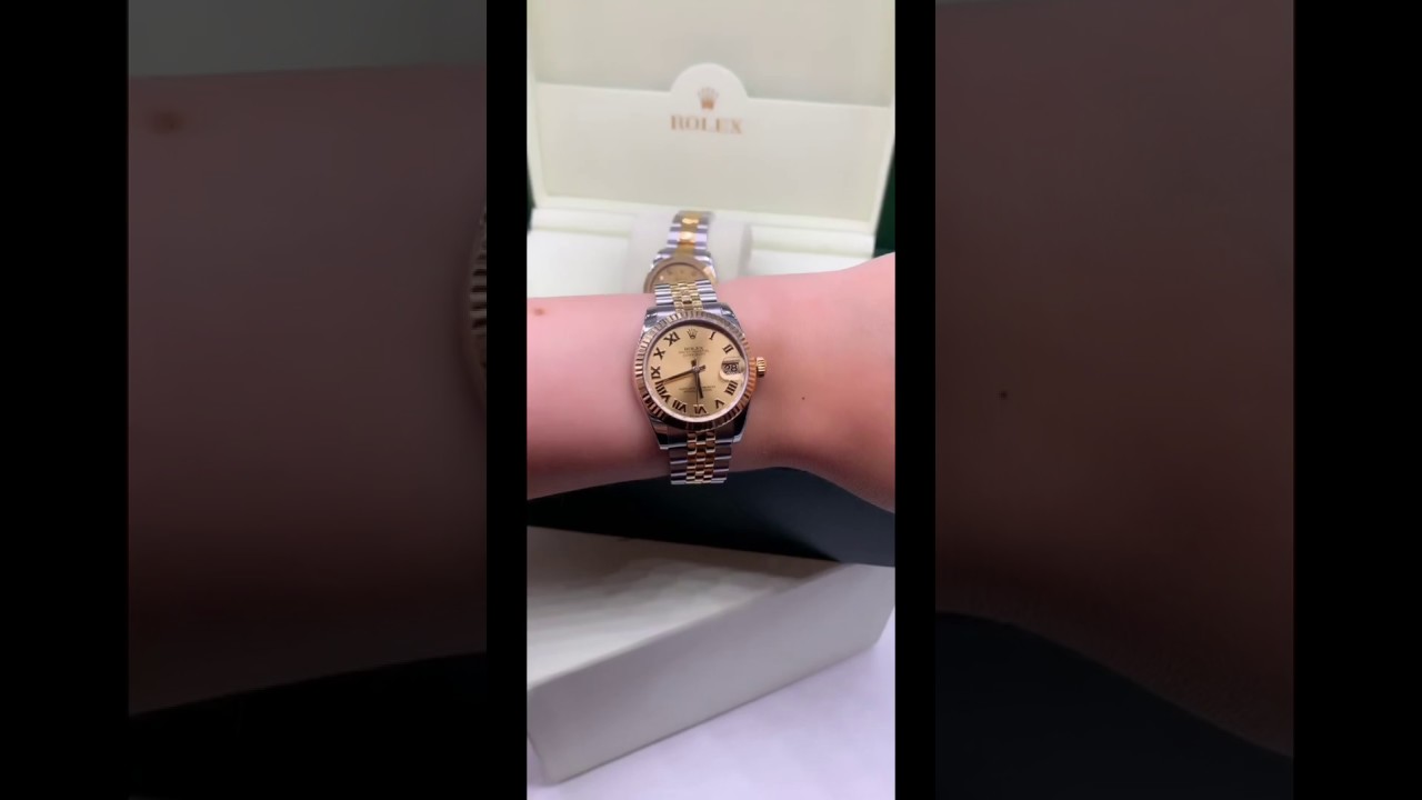ساعة رولكس ديت جست الأصلية مستخدمة مقاس وسط 31 