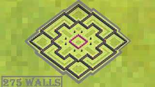 The Best Th10 Trophy Base 275 Walls New Update