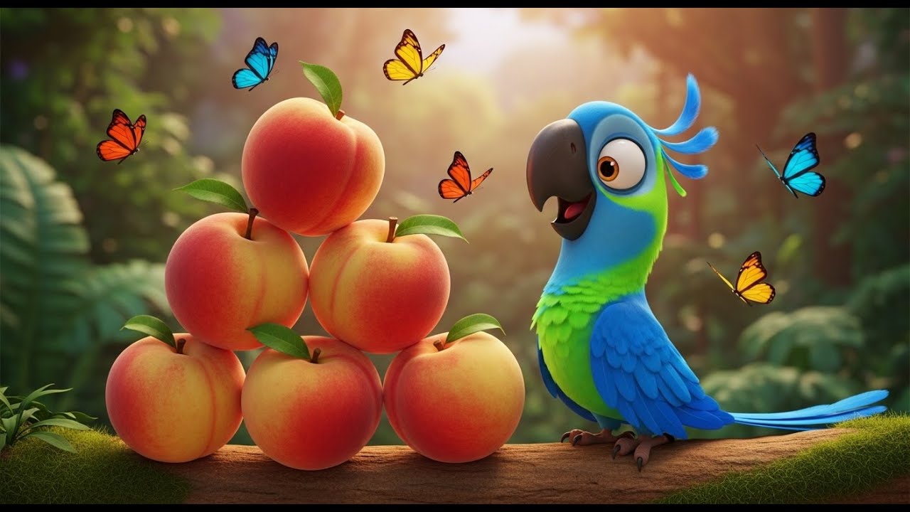 El Loro Que Contaba Melocotones | Mejores Rimas Infantiles y Canciones ...