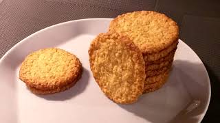 Bolachas de Aveia Crocantes / Crispy Oatmeal Cookies
