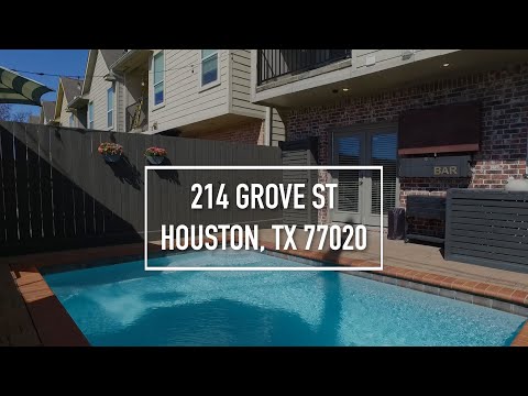 214 Grove St, Houston, TX home video tour