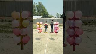 Who survives the exploding balloon arena challenge today? 💥 CrazyChallenge #shorts