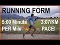 RUNNING FORM ANALYSIS DOWN TO 5-MIN MILE (3:07/KM) SPEED : Sage Canaday Technique for Distance