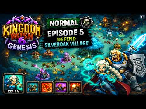 【Kingdom Rush 6: Genesis TD】Stage5 Silveroak Village攻略とタワー配置