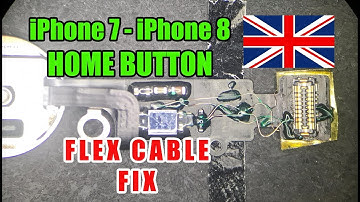 iPhone 7 Home Button Flex Cable Torn Fix / Touch ID Fix - xFix.co.uk