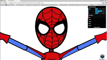 CreateJS: The Vitruvian Spider