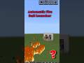 I Built An Automatic Fireball Launcher In Minecraft #shorts