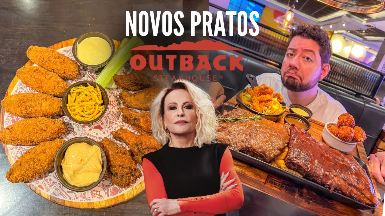 NOVOS pratos do OUTBACK - Chef de Alto Nível da Globo