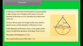 Surface Areas and Volumes Example I