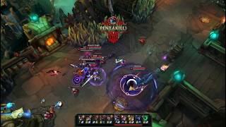 Pentakill on Chogath with one auto attack. DROPKICK creates a domino effect!