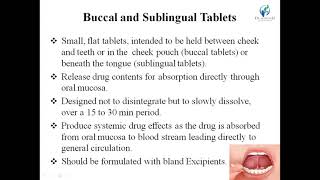 Lecture -2 Classification of Tablets (Part-2) by  Payal N. Vaja