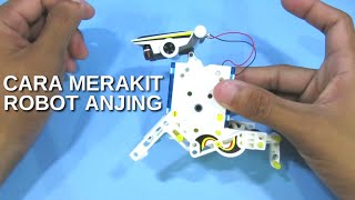 Mainan Anak Edukasi Berfaedah, Tutorial Merakit Dog-Bot | Solar Bot 14 in 1 how to assemble !