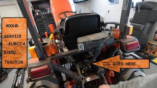 KUBOTA B2650 HYDRAULIC FLUID CHANGE