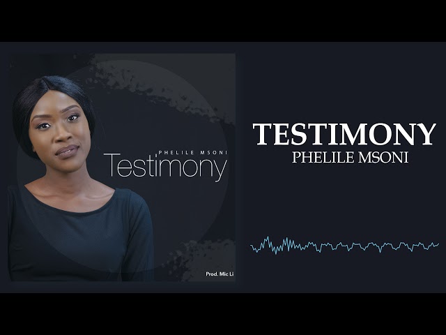 Phelile Msoni - Testimony (Audio Visualizer) class=