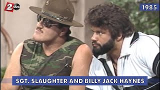 Billy Jack Haynes and Sgt. Slaughter on Two at Four - September 1985 | KATU In The Archives