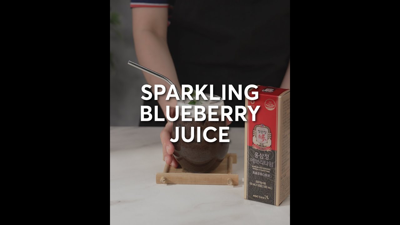 Sparkling Blueberry Juice