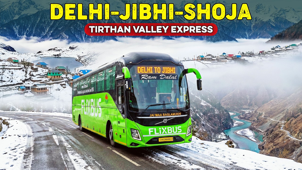 DELHI to JIBHI & SHOJA by FlixBus | New Direct Service | Himbus