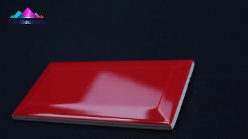 Quick Look: Mini Metro Red Wall Tile (435550) - Tile Mountain