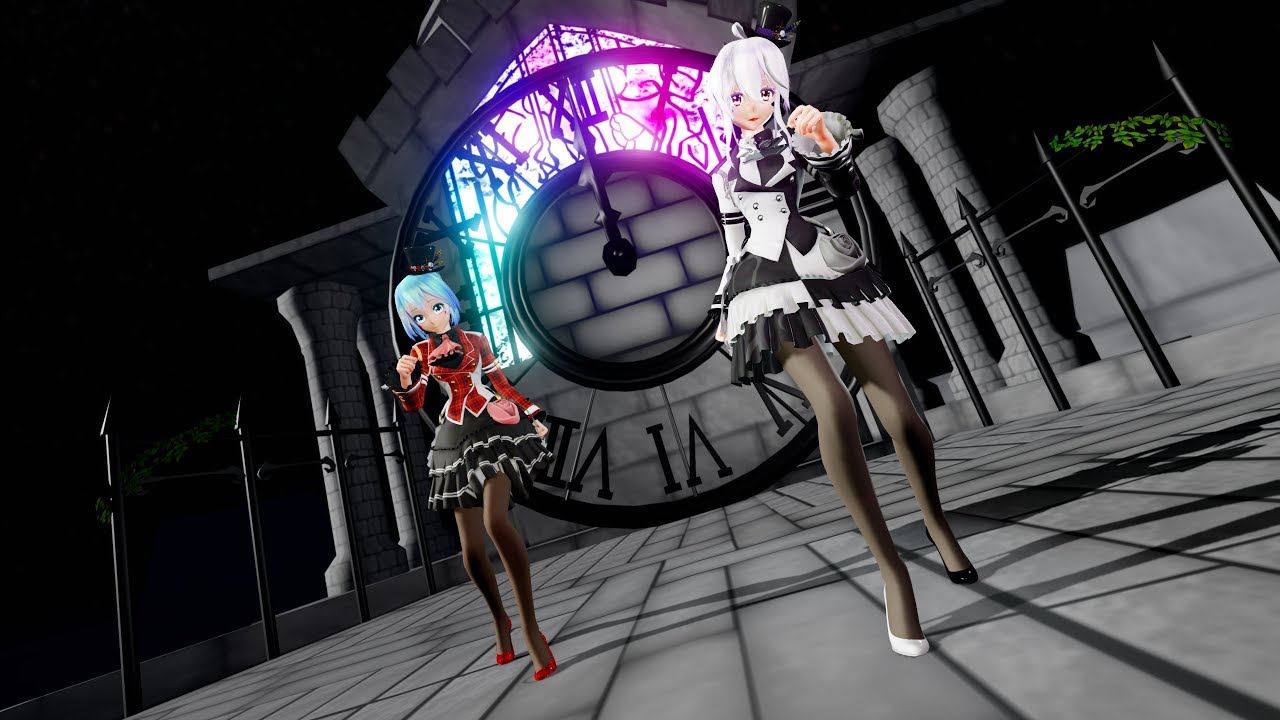 [MMD 4K] 18036 TDA Diamonds Miku Spades Haku Love & Joy [DL][RAY 1.5.2]