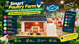 Smart Poultry Farm Monitoring & Management System | IoT Based Poultry Farm Automation