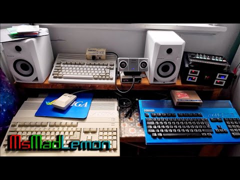 Amiga 8 Channel Soundtracker Pro 2 (Dual Amiga Parallel Port Linkup) Feat.Polyend Tracker