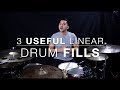 3 useful linear fills  drum lesson with eric fisher