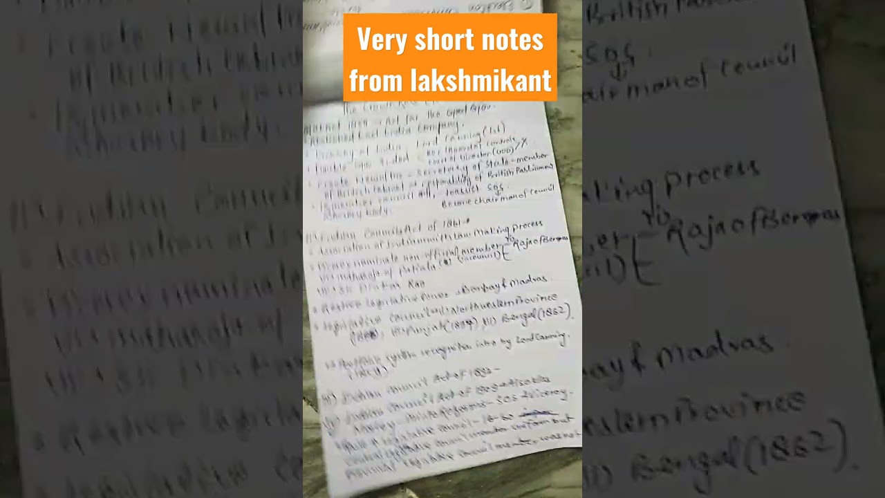 company rule and crown rule and Acts 1773-1947 short notes 