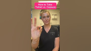 Doctor shows you EASY way to take a tablet and a capsule. #healthhack #lifehacks
