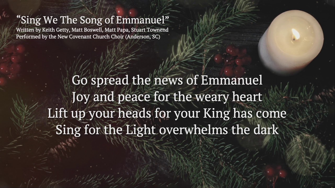 Sing We The Song of Emmanuel NCC Choir YouTube