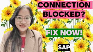 How to Fix “The Connection Is Blocked..." Error when launching Fiori SAP Application in Edge/Chrome