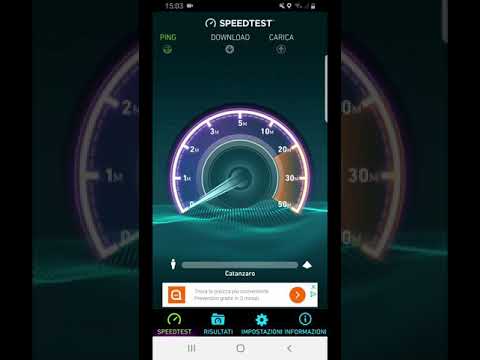 SpeedTest Fibra Ottica Tim/Telecom 100 mega Download 20 Upload!