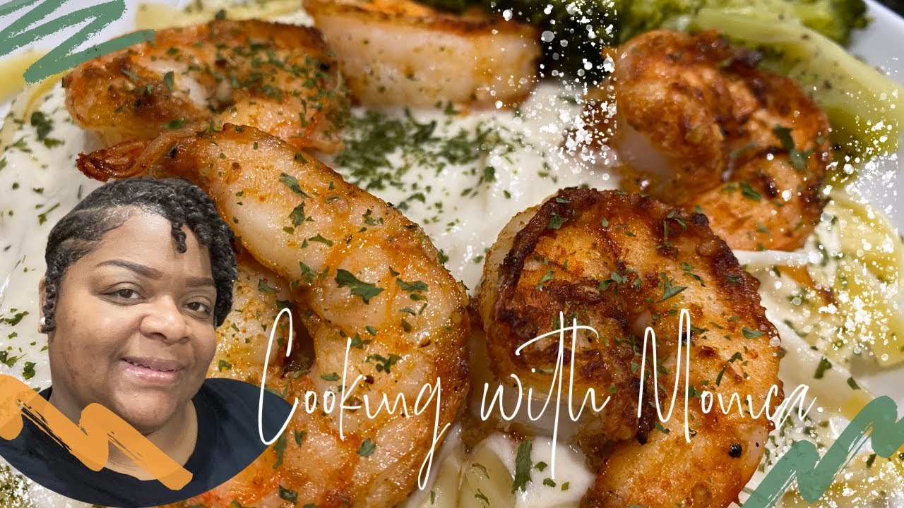 COOK WITH ME | EASY SHRIMP ALFREDO