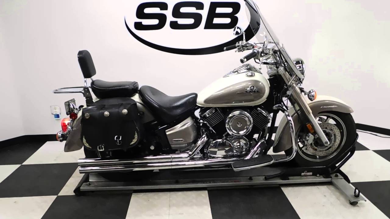 2003 Yamaha Vstar 1100 Classic White - used motorcycle for sale - Eden Prairie, MN