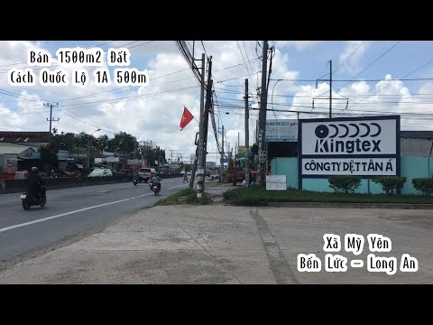 Video Bán 1500m2 Đất Xã Mỹ Yên - Hạ giá còn 9 tỷ 500 triệu I... - youtube