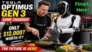 Tesla Optimus Gen 3: Elon Musk Reveal 1 Million Units at $12K to Manage All Household Tasks by 2026