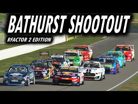 V8 Supercars from rFactor 2 take on Bathurst in a new Ultimate Top 10 Shootout