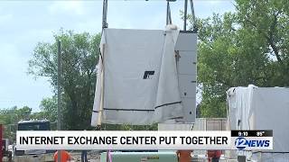 First internet exchange center in Kansas put together near WSU
