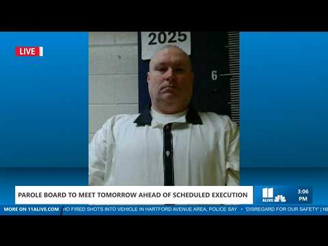Parole board to meet tomorrow ahead of scheduled execution