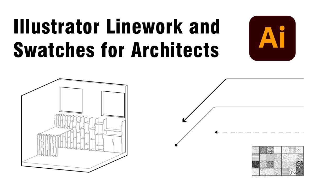 Illustrator Linework and Swatches for Architects - YouTube