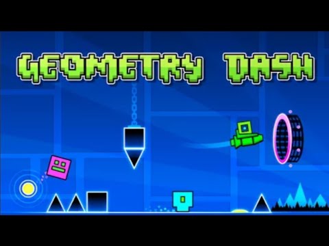 Playing geometry dash walkthrough gameplay. - YouTube