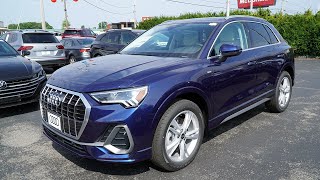 2023 Audi Q3 S Line Premium Plus Navarra Blue | Video Tour with Hunter