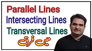 Famous Parallel Lines | Intersecting Lines | Transversal Lines | Khurram Shehzad Mughal | Urdu | Hindi Profile