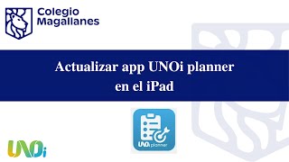 Actualizar app UNOi Planner