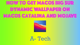 How to get macOS Big Sur Dynamic Wallpaper on macOS Catalina and Mojave for Free. screenshot 5