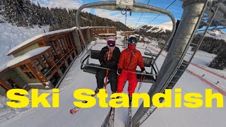 Sydney and I Ski Standish at Sunshine Ski
